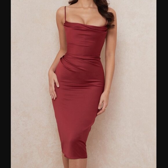 *NEW House of CB Anja Dress Color Wine